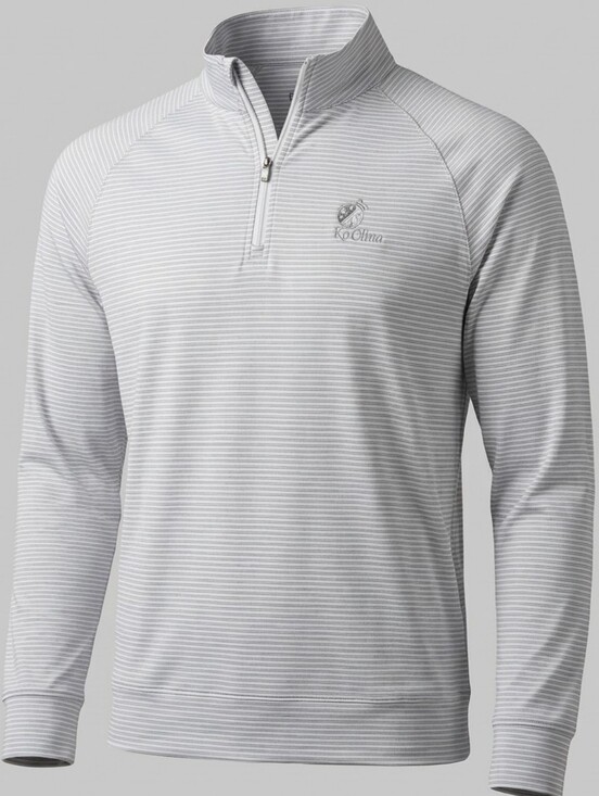 Holderness & Bourne Other - Holderness & Bourne Men's S 1/4 Zip Pullover White And Grey Ko Olina Golf Course